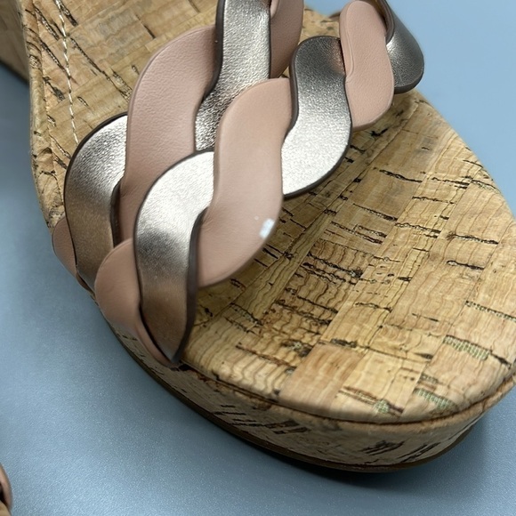 Nine West Brette Cork Platform Wedge Sandals Women's Size 9.5 - Picture 9 of 9